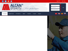 Tablet Screenshot of alcanotomotiv.com